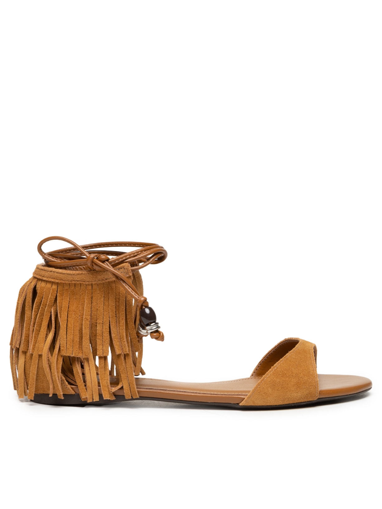 Sandália Feminina Heavy Suede - Marrom