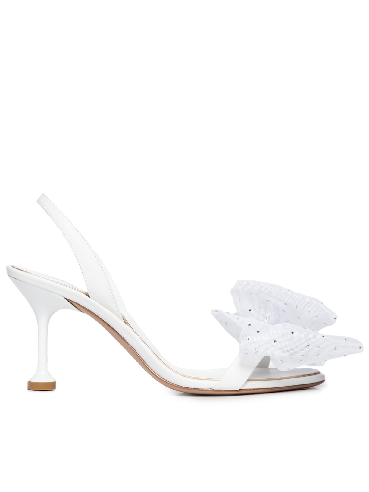 Sandália Feminina Isabelle Crystals Bridal 85 - Branco