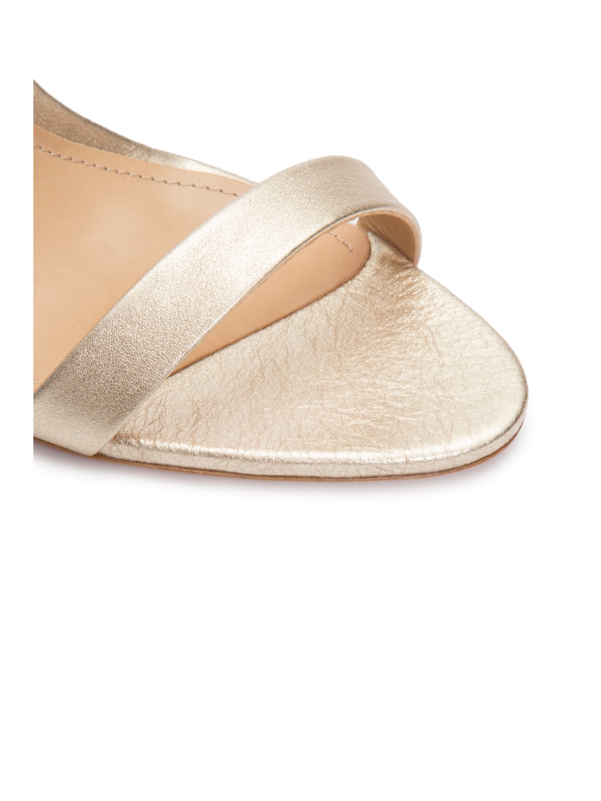 Sandália Feminina Isabelli Couro Dourado Schutz