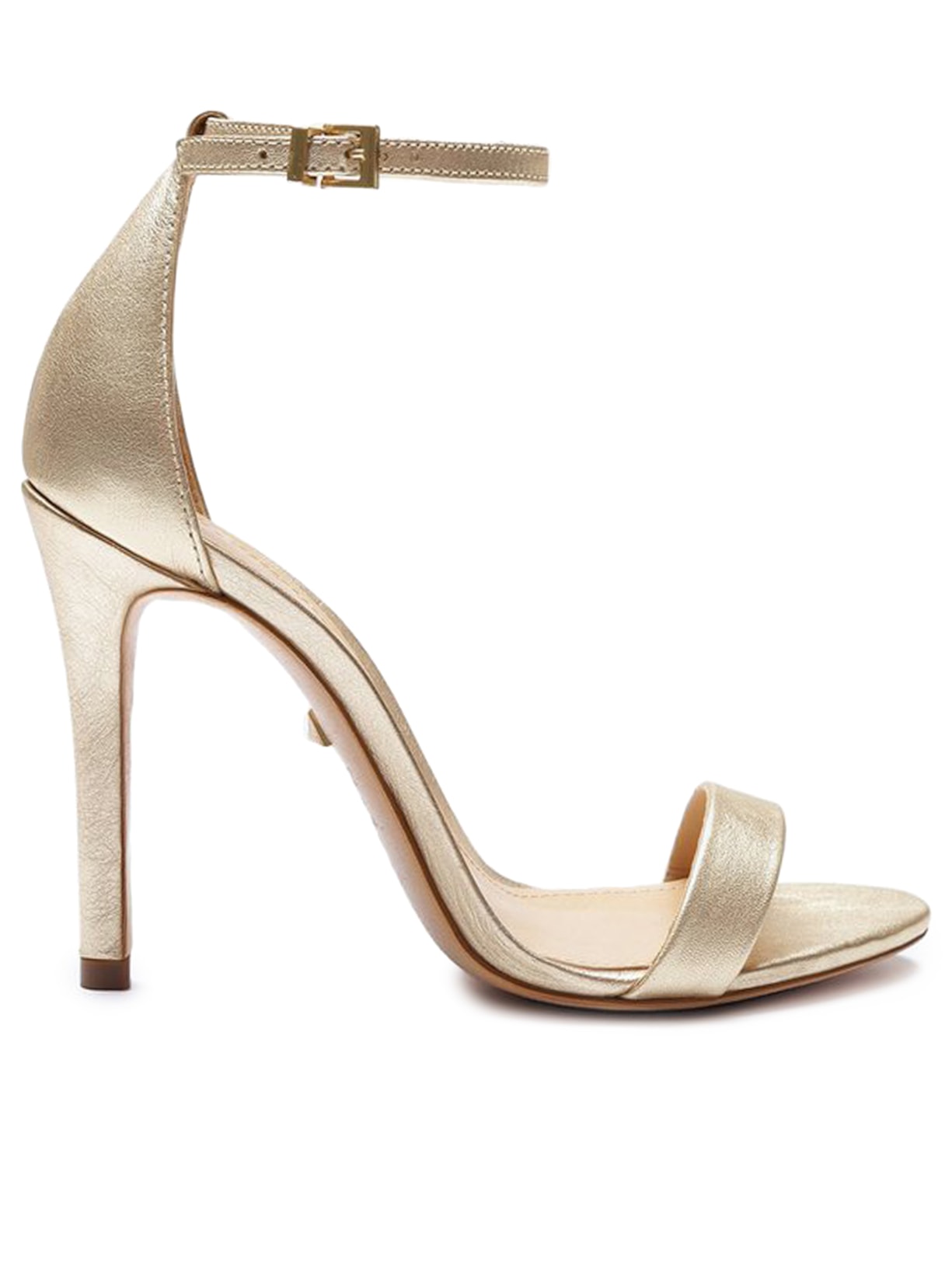 Sandália Feminina Isabelli Couro - Dourado