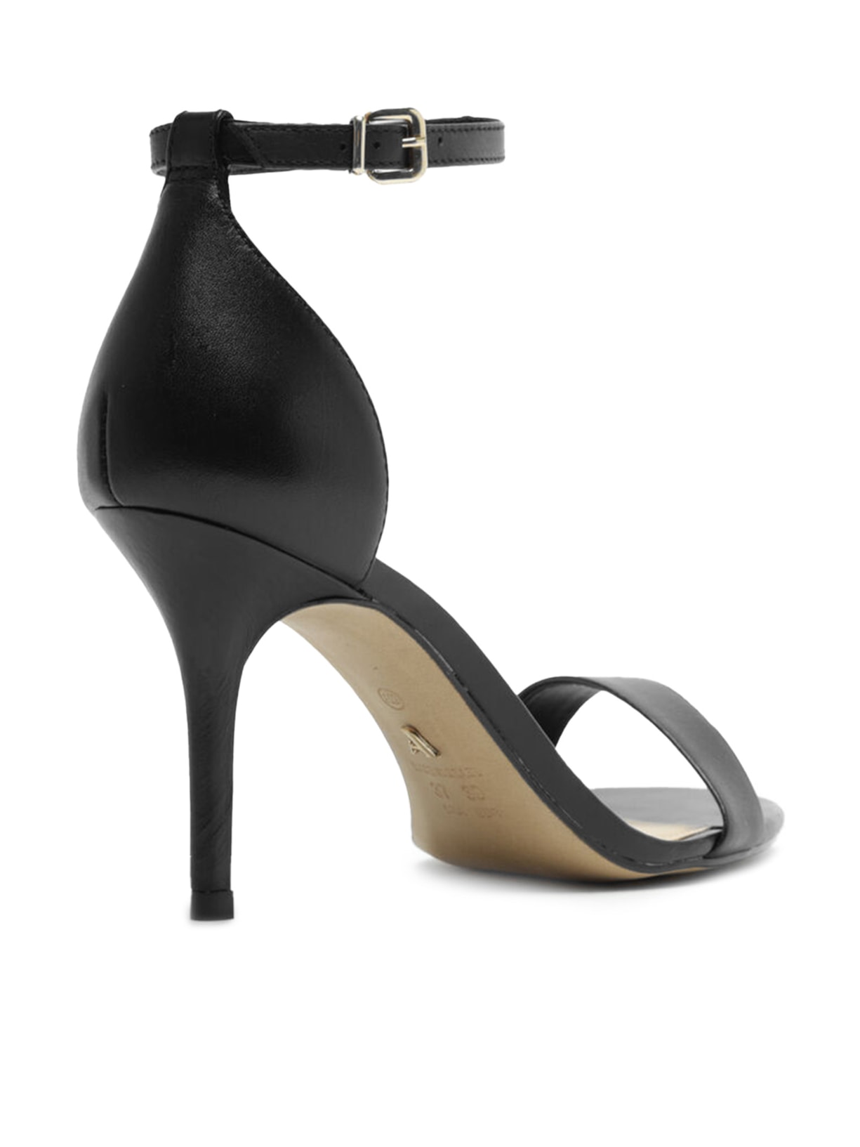 Sandália Feminina Isabelli Salto Médio Preto Arezzo