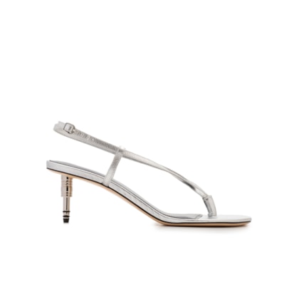 Sandália Feminina Jack Heel - Prata