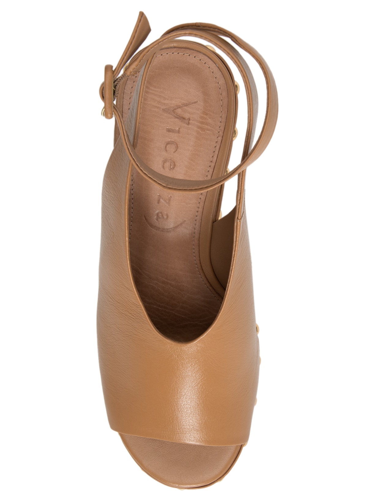 Sandália Feminina Klhoe Marrom Vicenza