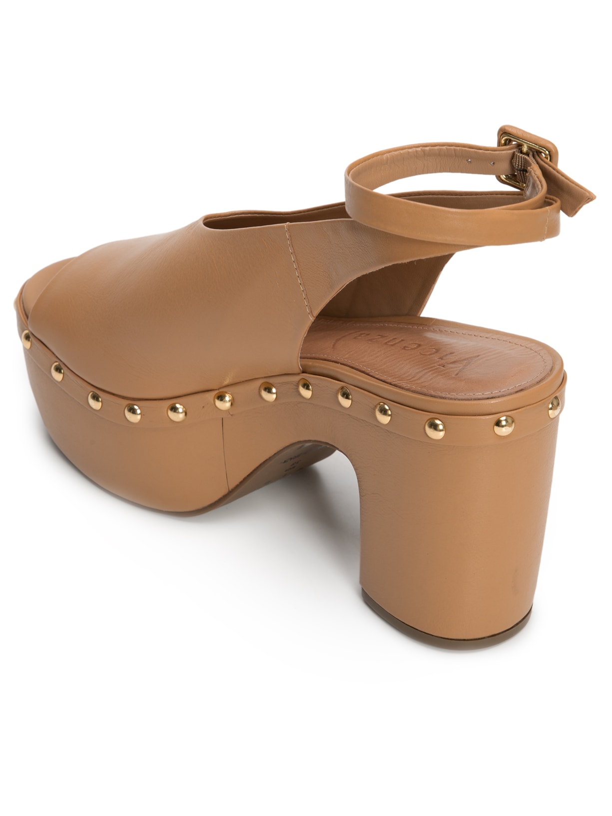 Sandália Feminina Klhoe Marrom Vicenza