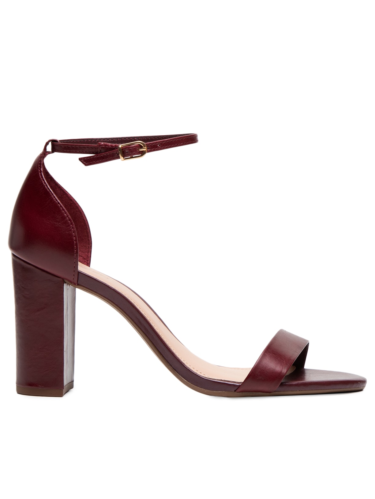 Sandália Feminina Leather - Vinho