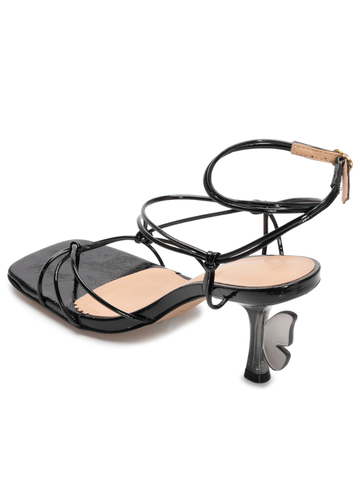 Sandália Feminina Lux Show Preto Luiza Barcelos