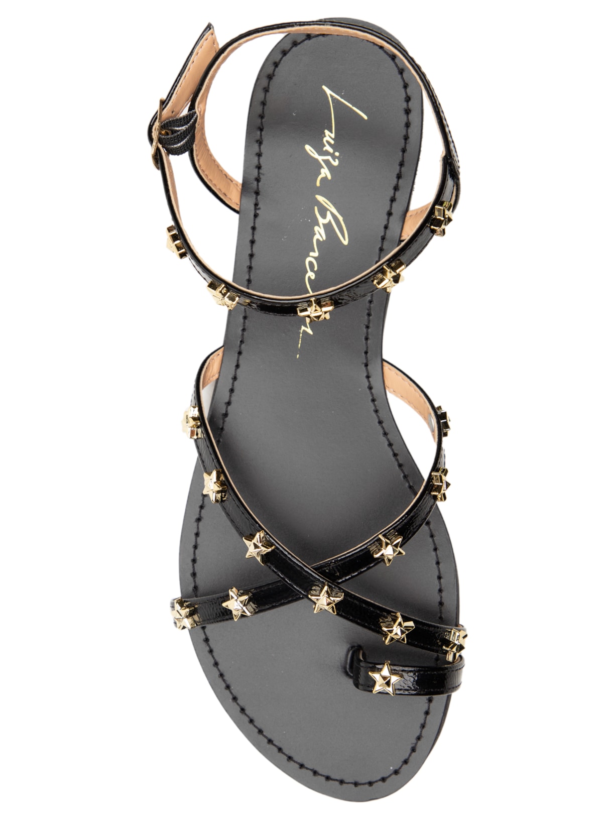 Sandália Feminina Lux Show Preto Luiza Barcelos