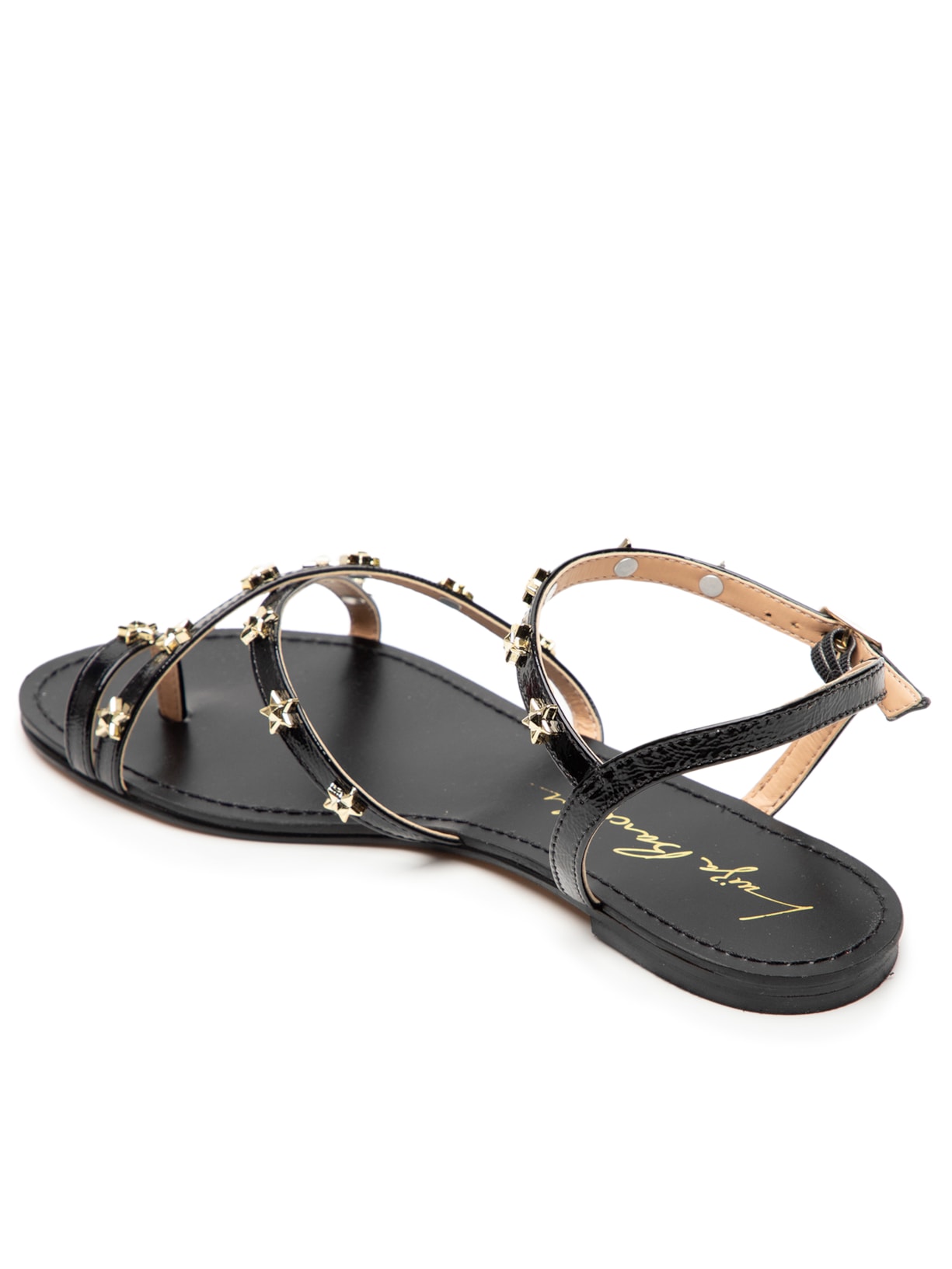 Sandália Feminina Lux Show Preto Luiza Barcelos