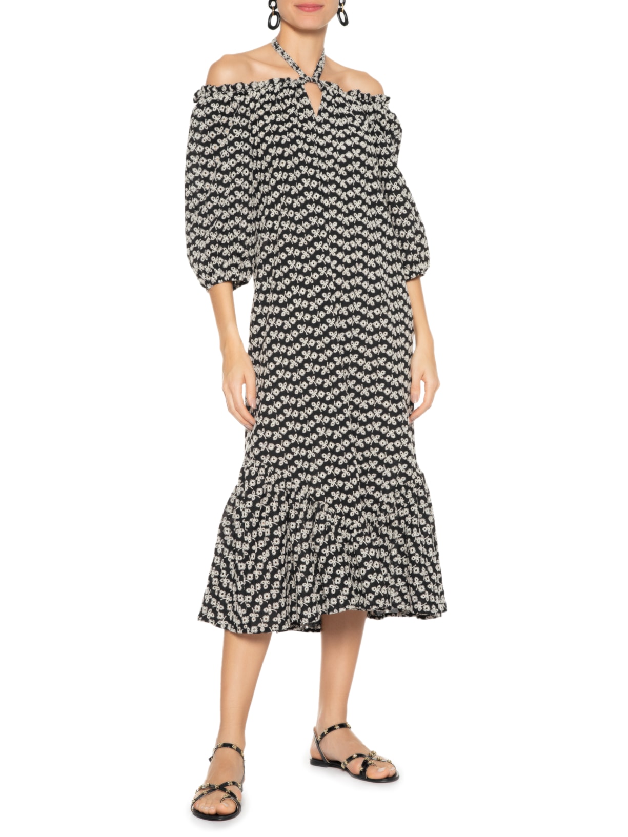 Sandália Feminina Lux Show Preto Luiza Barcelos