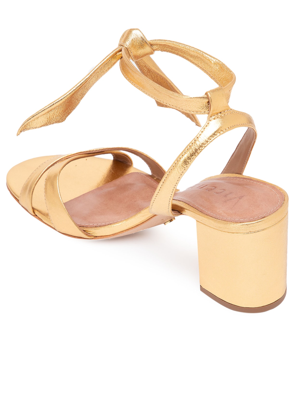 Sandália Feminina Mantua Dourado Vicenza