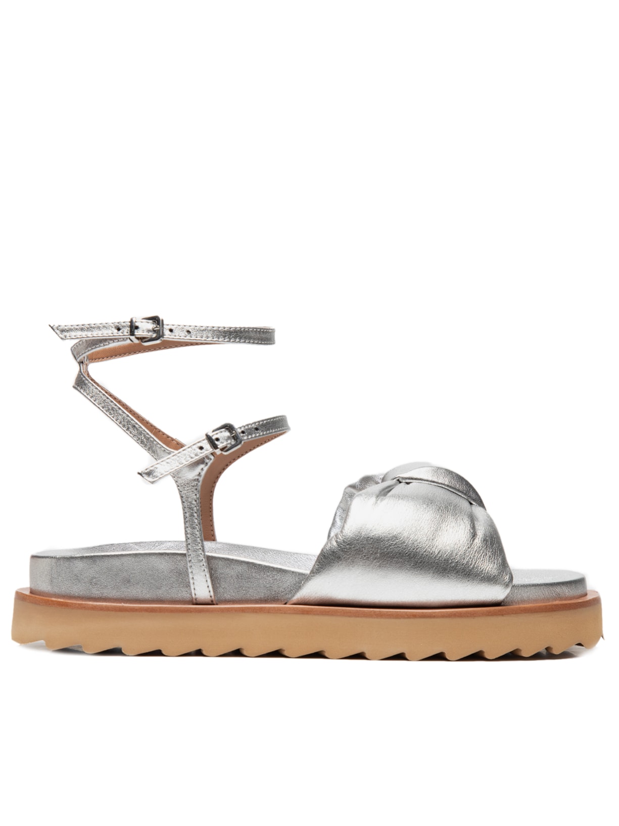 Sandália Feminina Melted - Prata