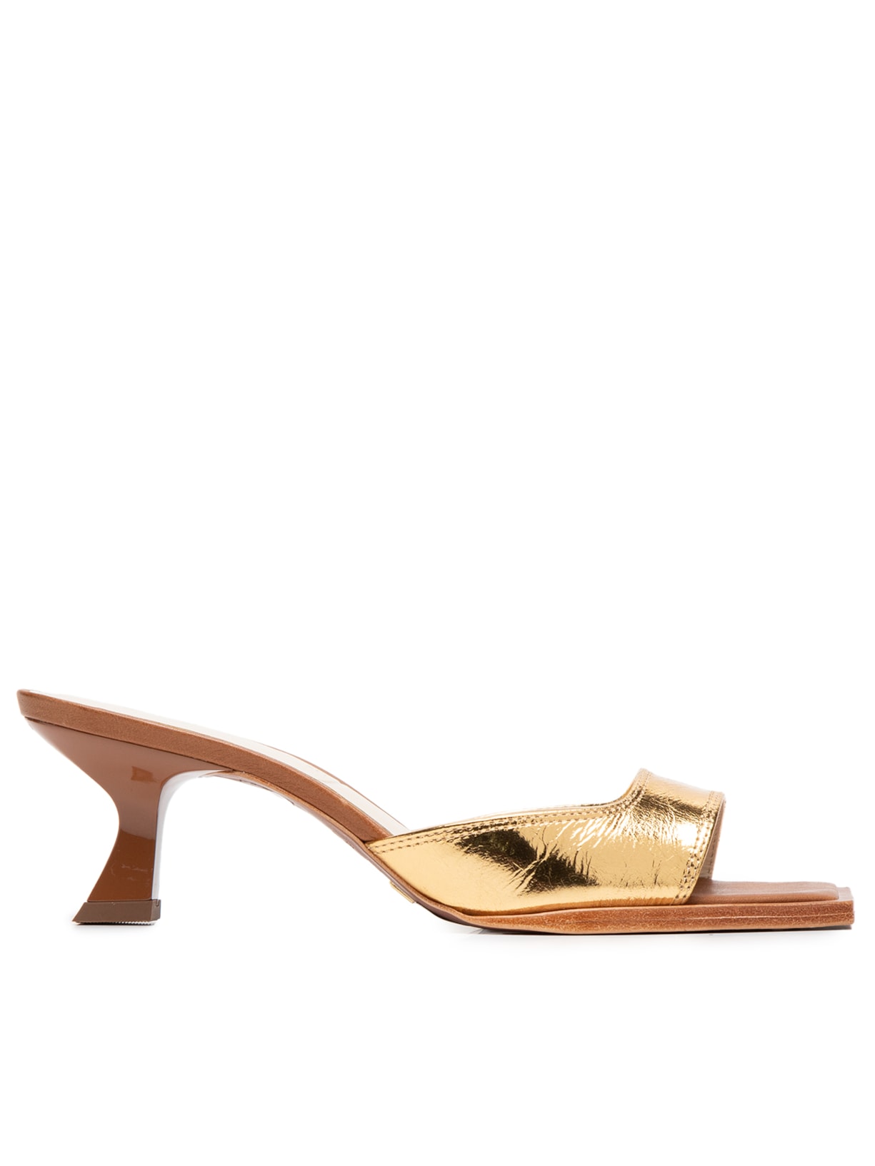 Sandália Feminina Metal Bala - Dourado