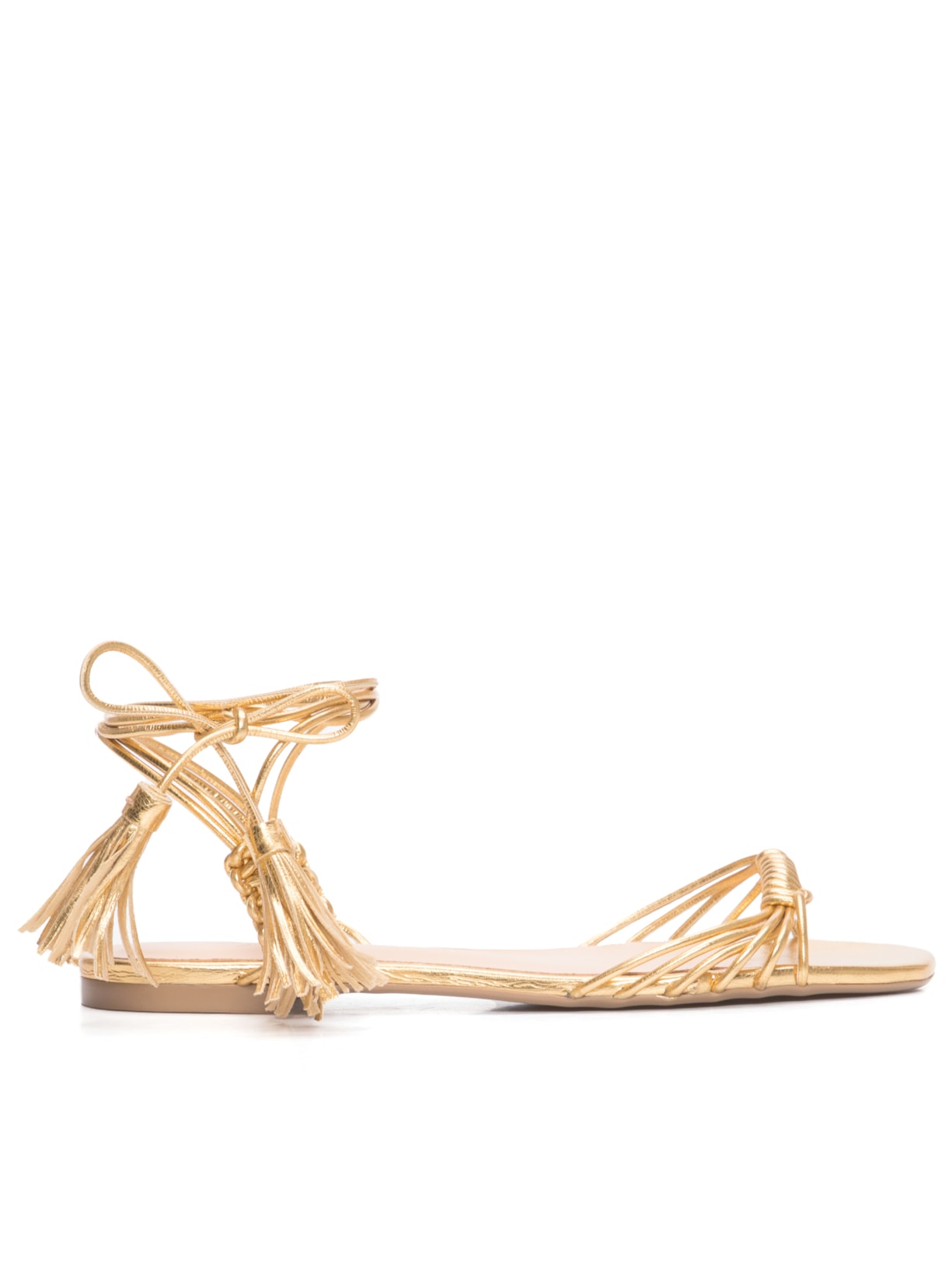 Sandália Feminina Metalcolor - Dourado