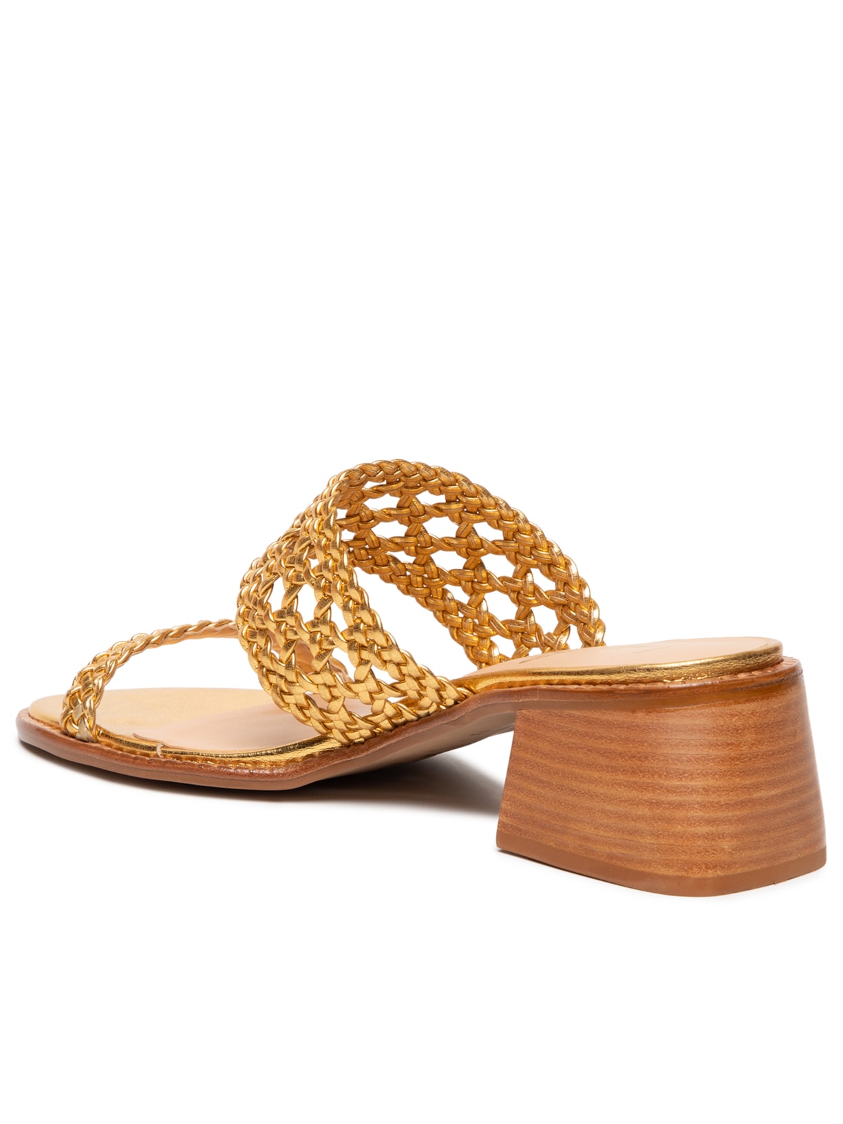 Sandália Feminina Metalcolor Dourado Luiza Barcelos