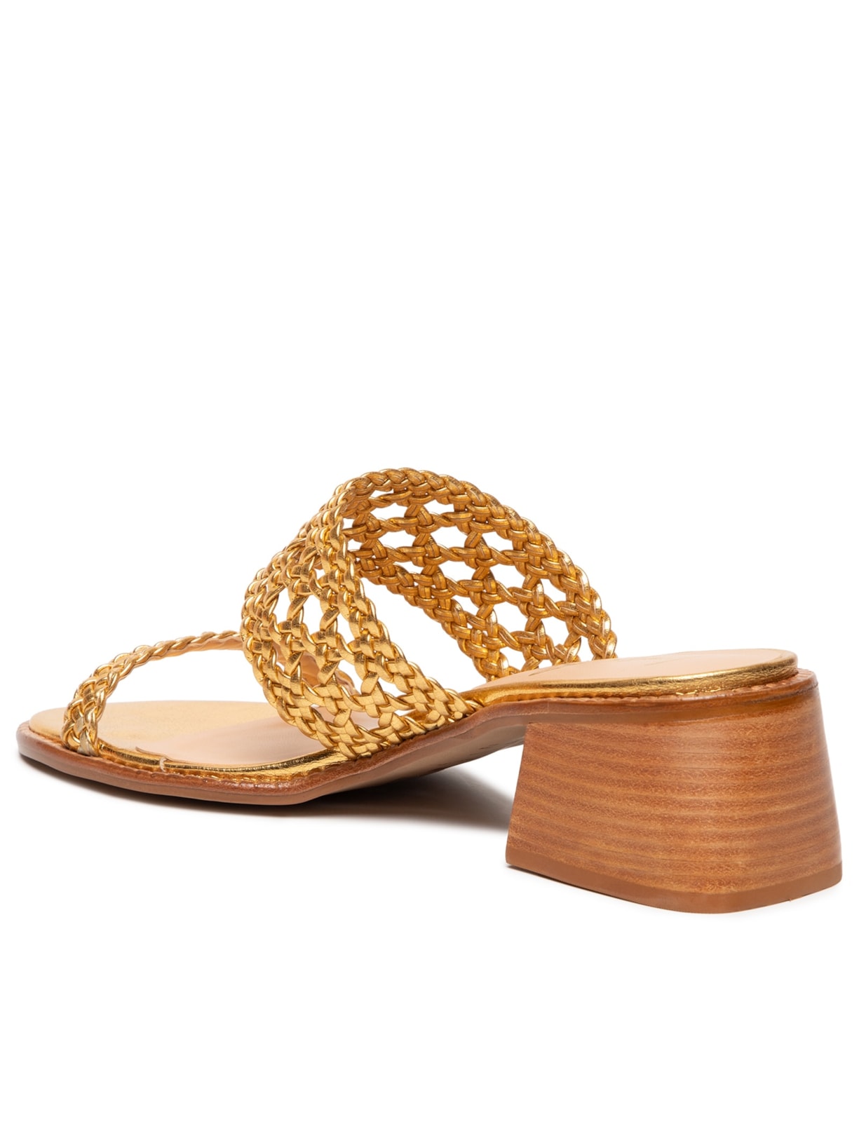 Sandália Feminina Metalcolor Dourado Luiza Barcelos