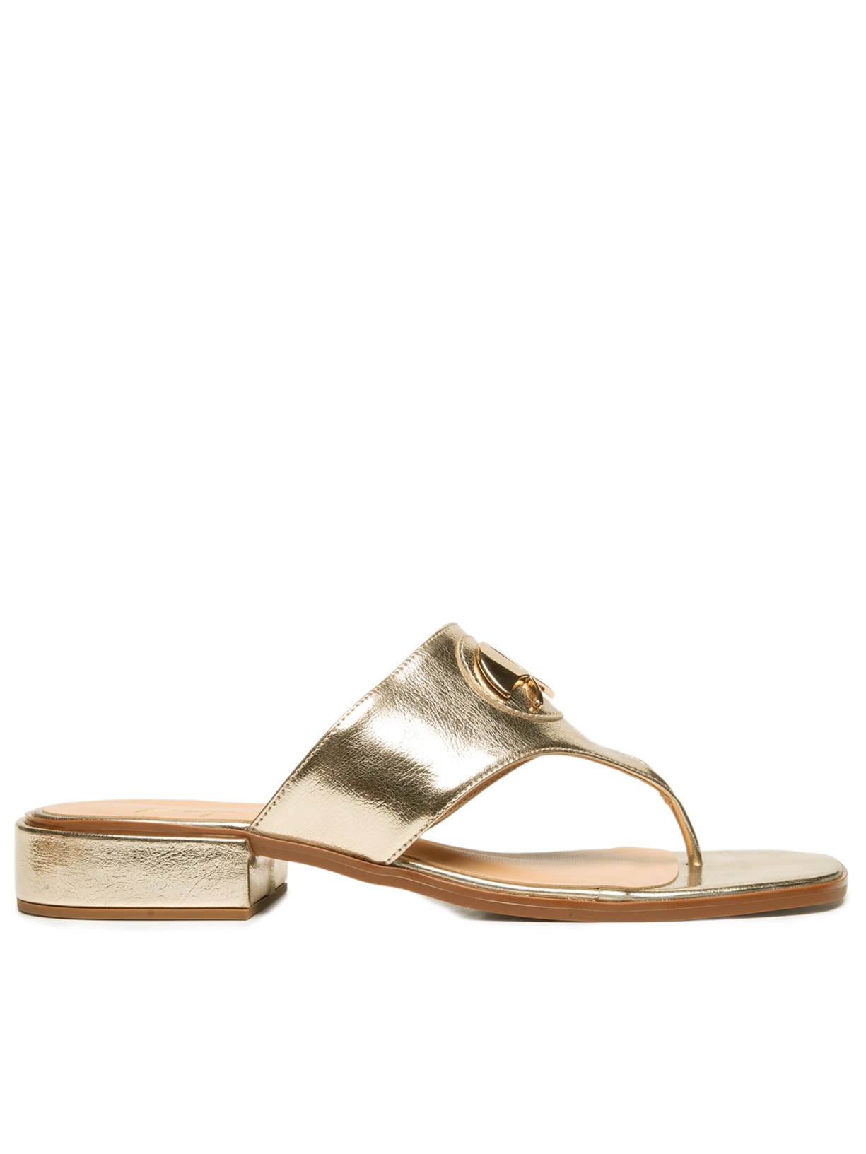 Sandália Feminina Metalcolor Dourado Luiza Barcelos