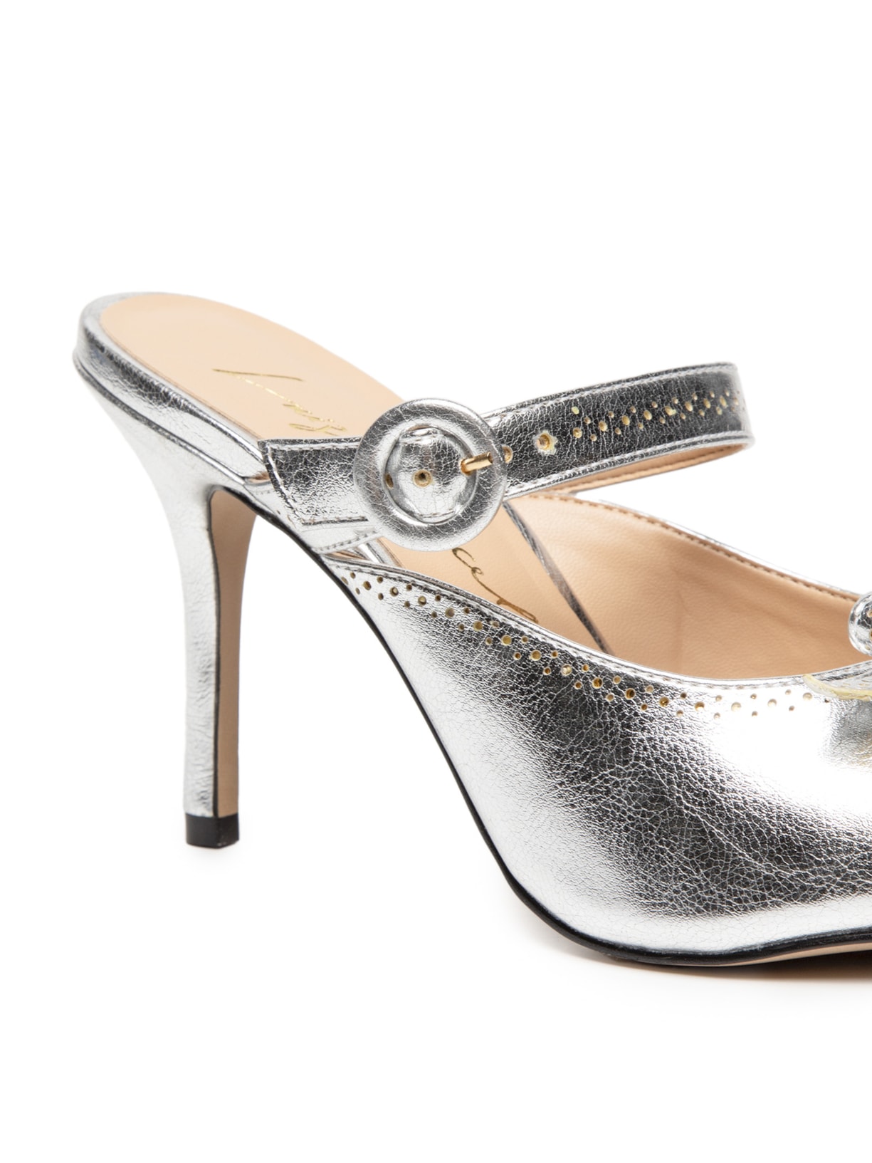 Sandália Feminina Metalcolor Prateado Luiza Barcelos