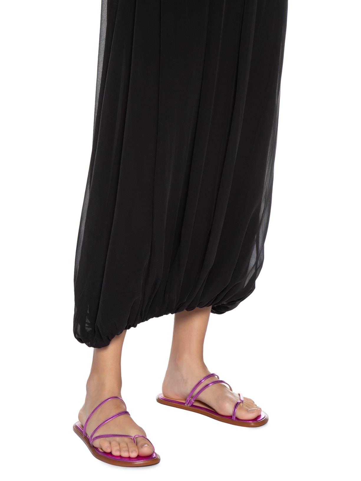 Sandália Feminina Metalcolor Rosa Luiza Barcelos