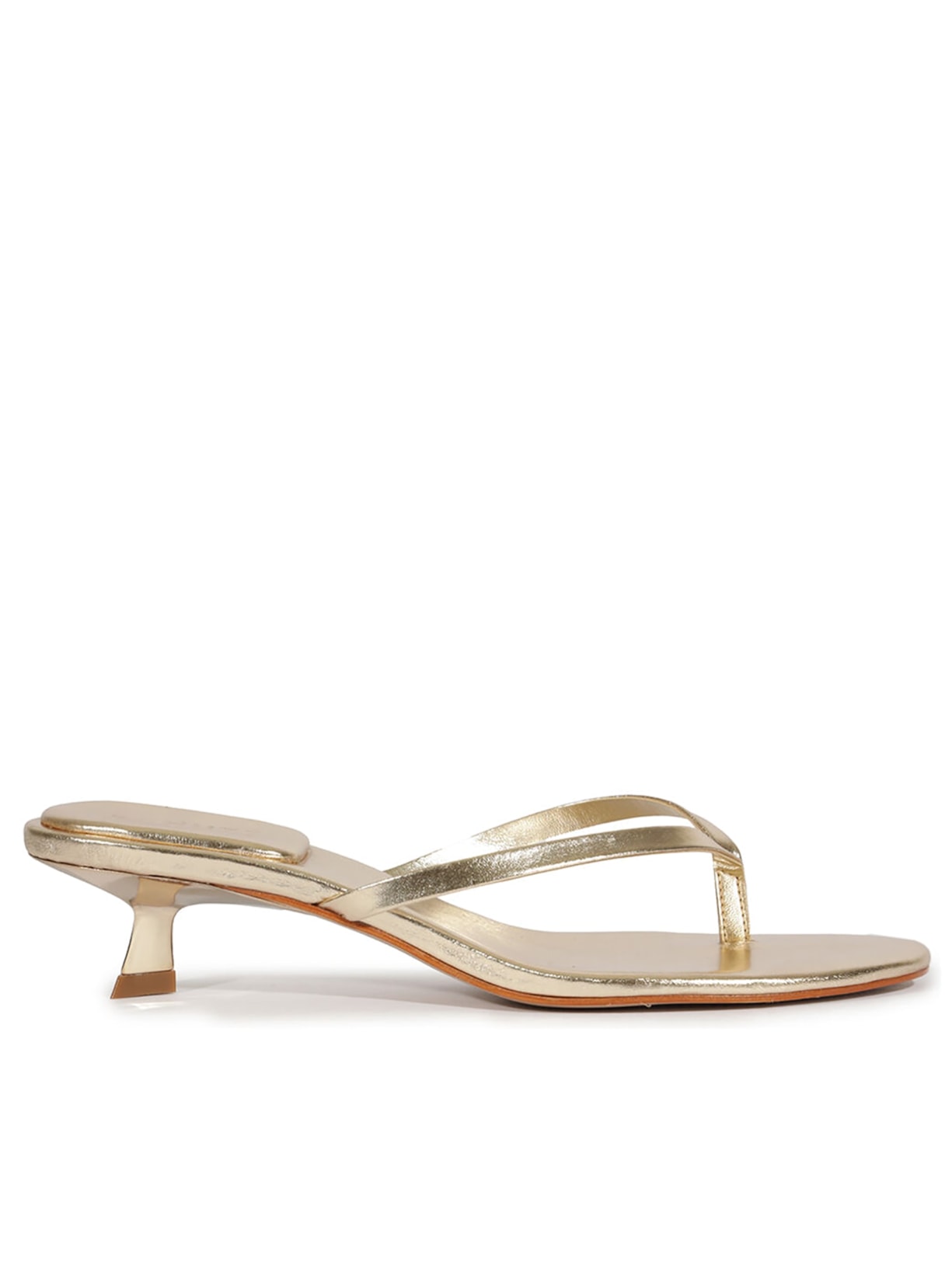 Sandália Feminina Metalic Napa - Dourado