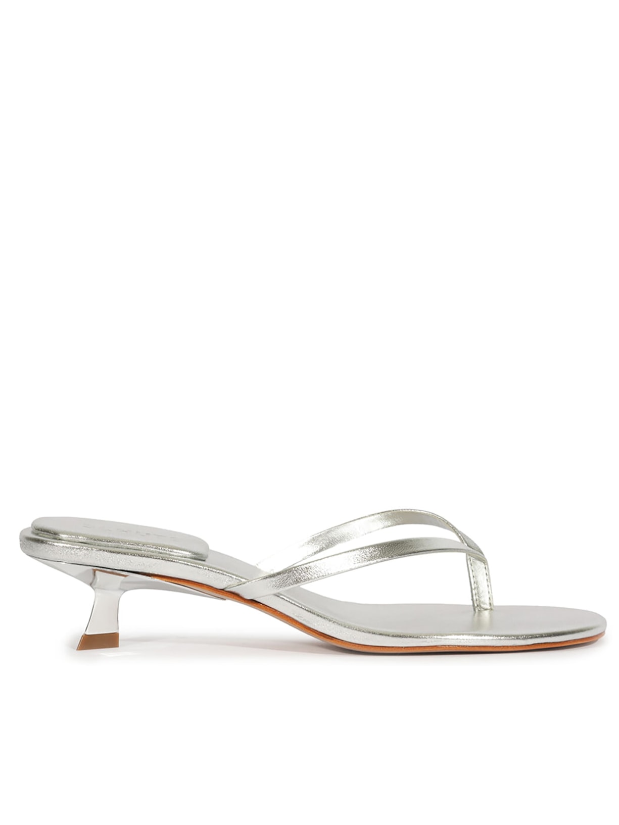 Sandália Feminina Metalic Napa - Prata