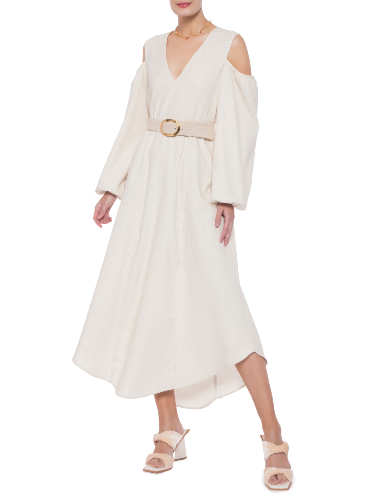 Sandália Feminina Mule Bossa Nova Bege Le Borô