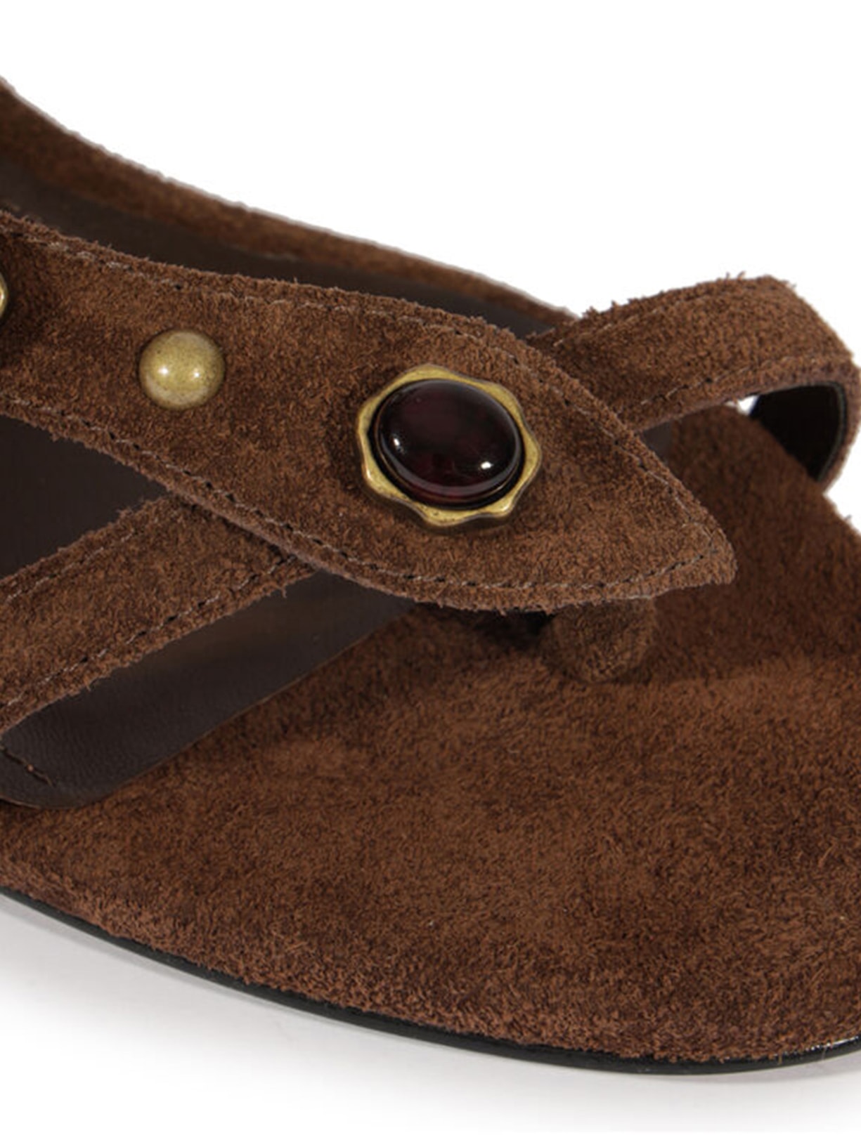 Sandália Feminina Mule Couro Marrom Schutz