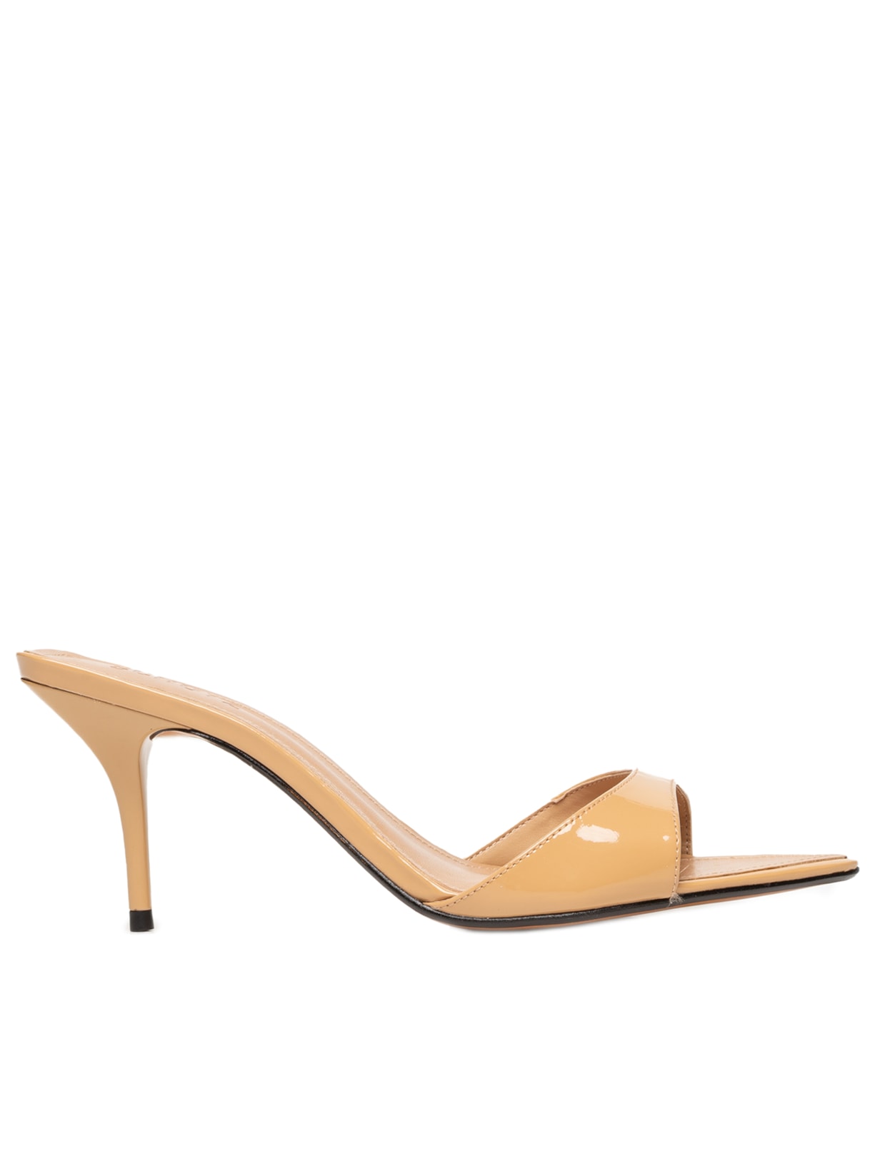 Sandália Feminina Mule Elodie Verniz Couro - Amarelo