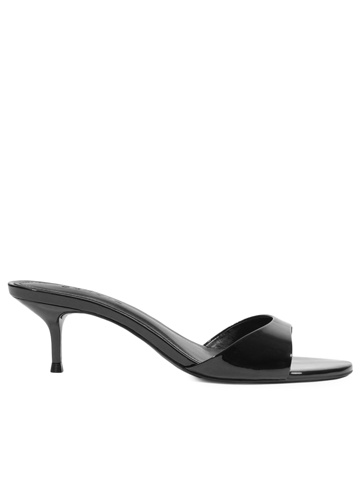 Sandália Feminina Mule Sally Couro Preto Schutz