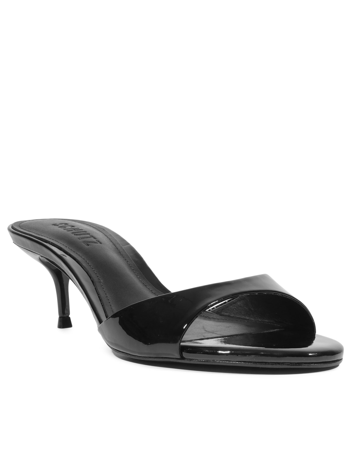 Sandália Feminina Mule Sally Couro Preto Schutz