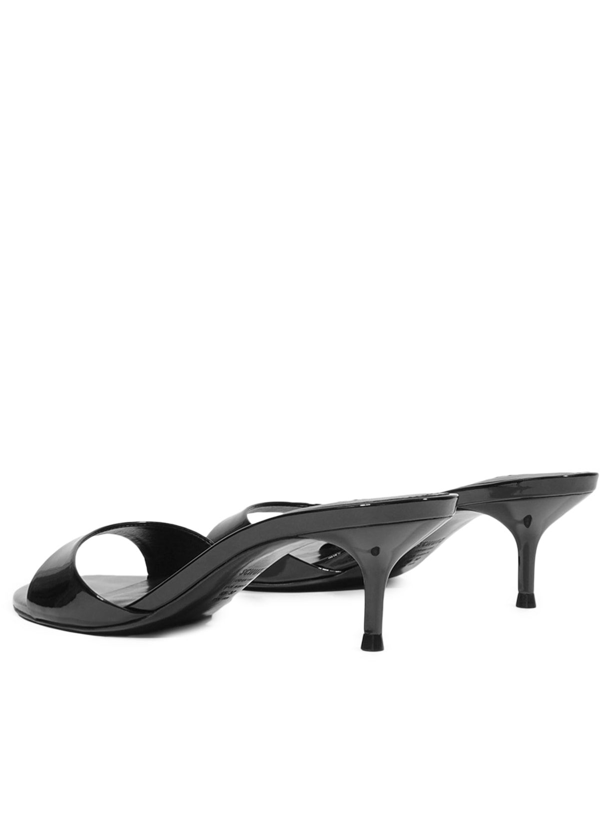 Sandália Feminina Mule Sally Couro Preto Schutz