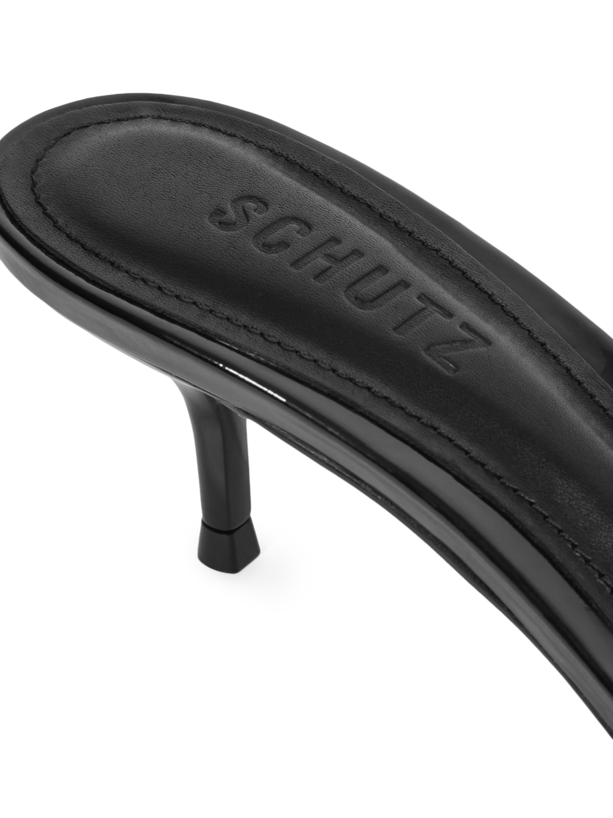 Sandália Feminina Mule Sally Couro Preto Schutz