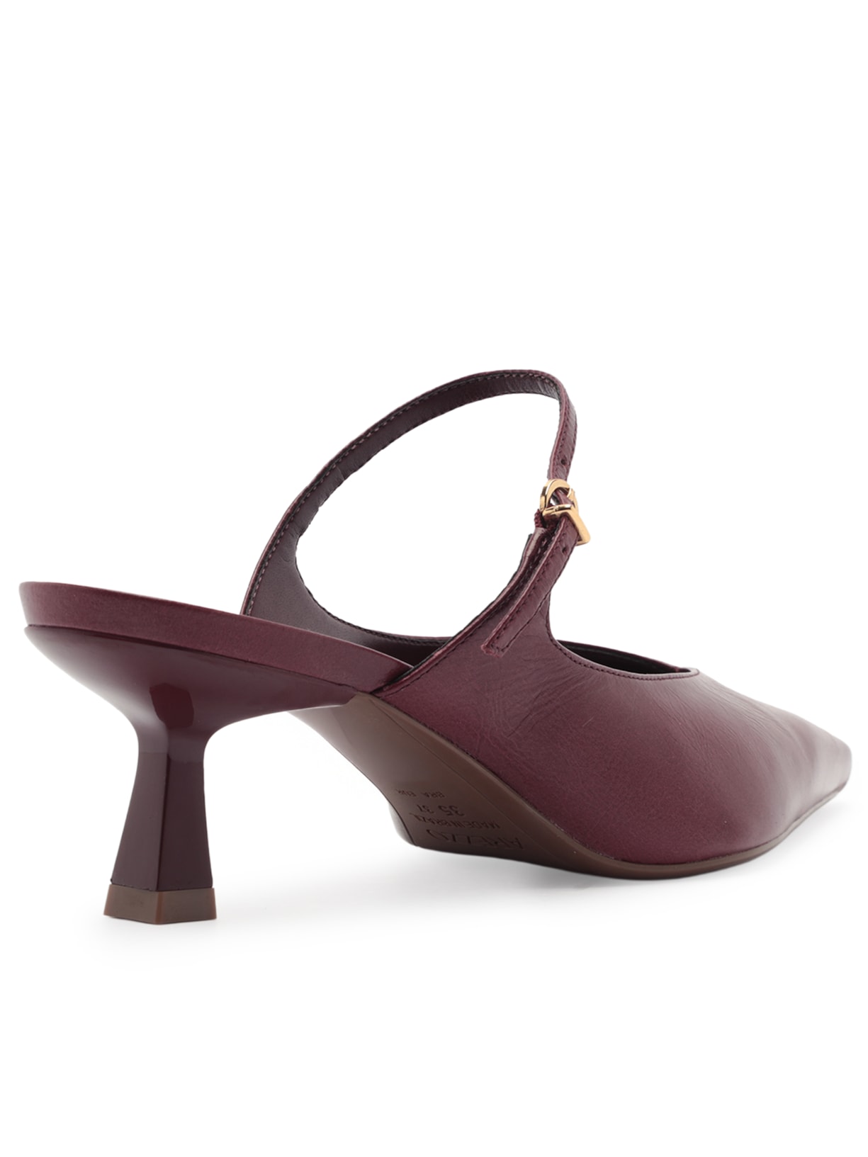 Sandália Feminina Mule Tourino Leather Vermelho Arezzo