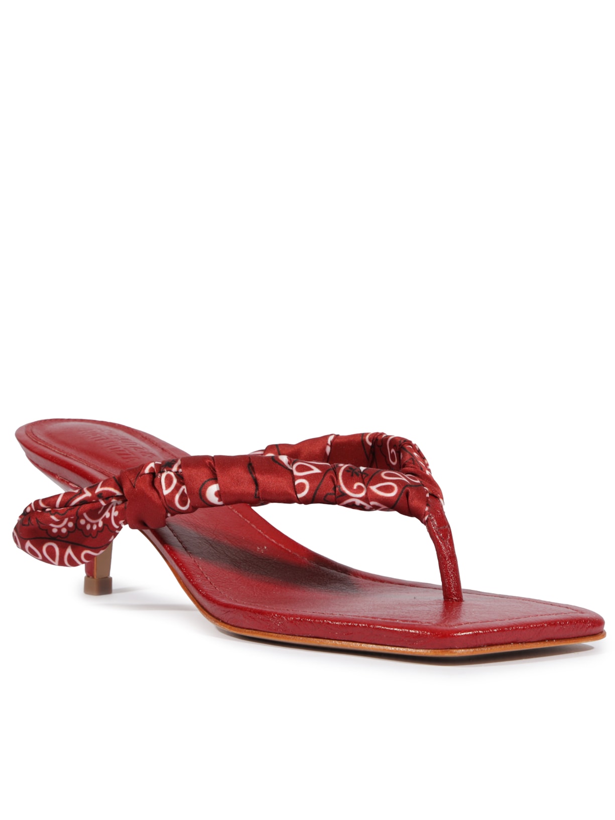 Sandália Feminina Mule Urban Vermelho Schutz + Nati Vozza