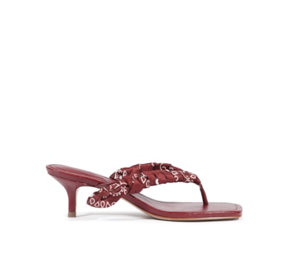 Sandália Feminina Mule Urban - Vermelho