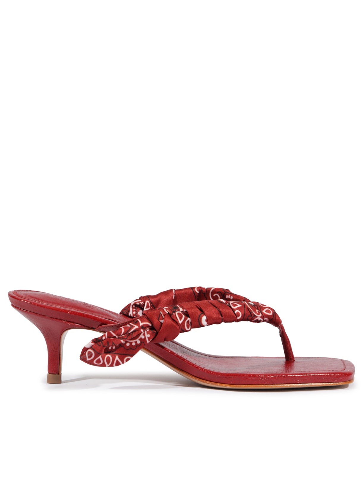 Sandália Feminina Mule Urban Vermelho Schutz + Nati Vozza