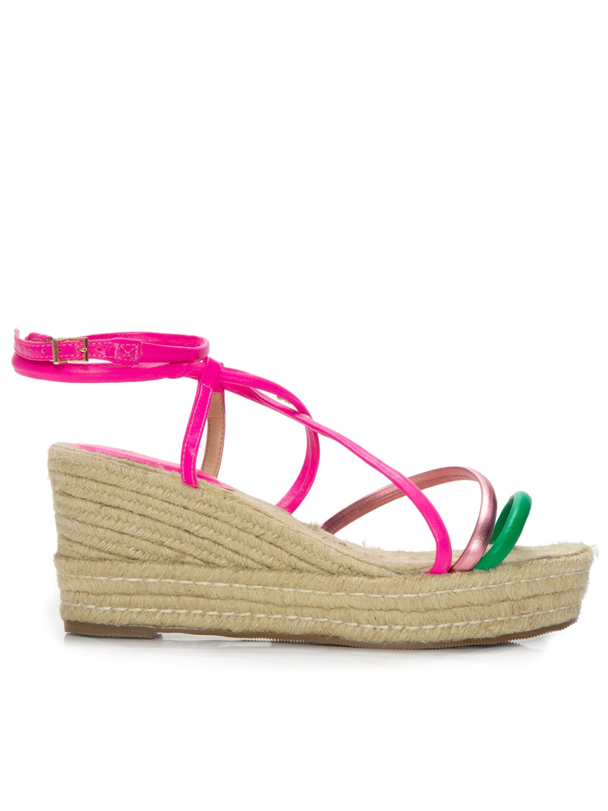 Sandália Feminina Napa Grease Alga Ipanema - Rosa