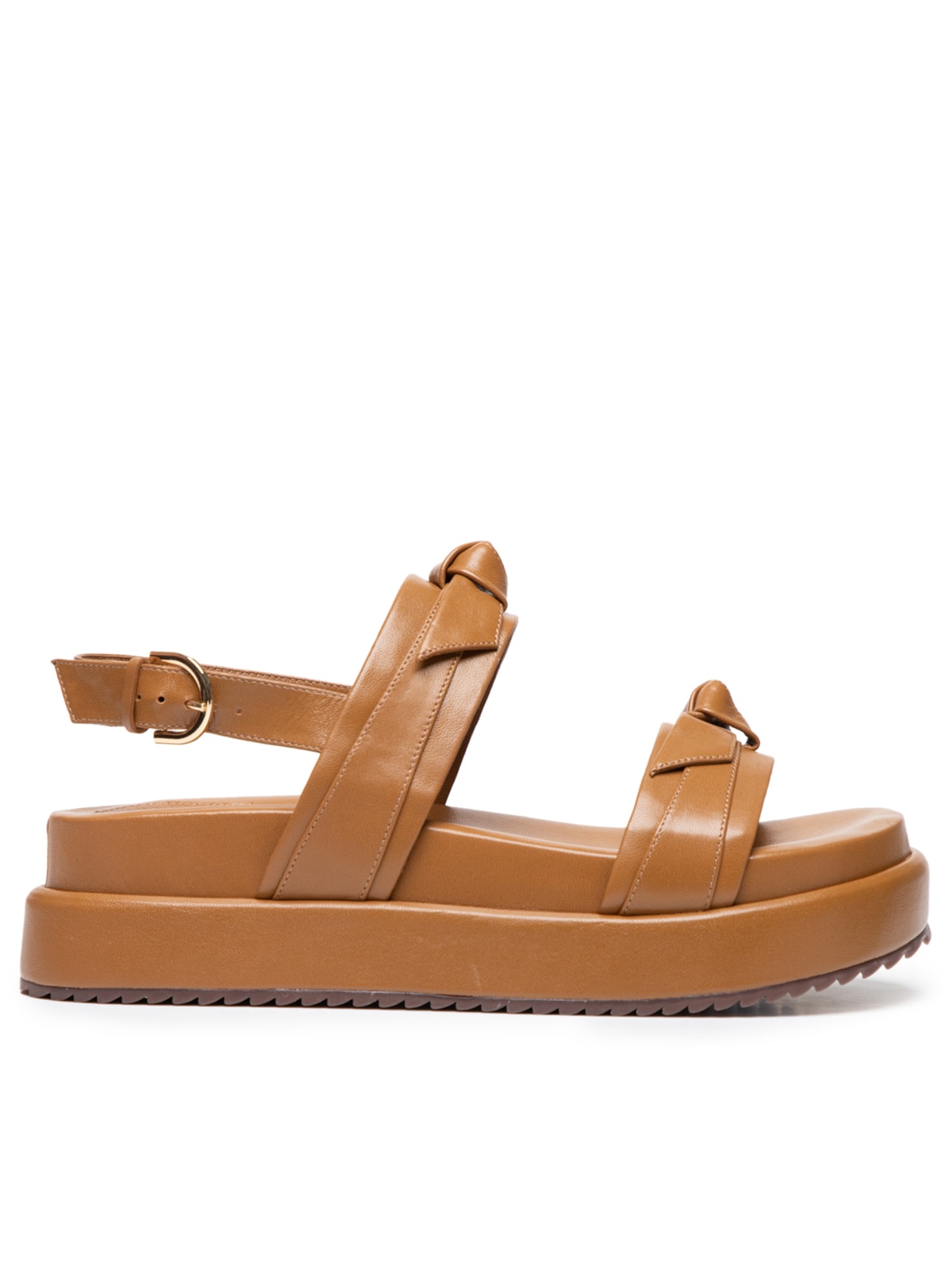 Sandália Feminina Nappa Kiss - Marrom