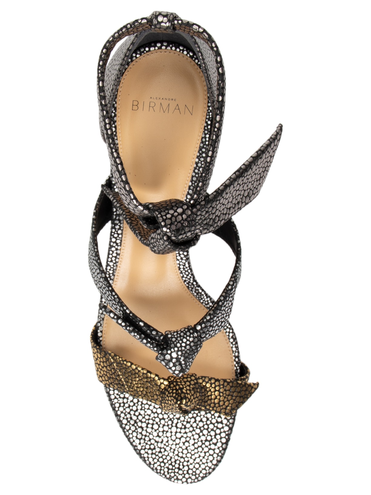 Sandália Feminina New Lolita 60 Metallic Prata Alexandre Birman