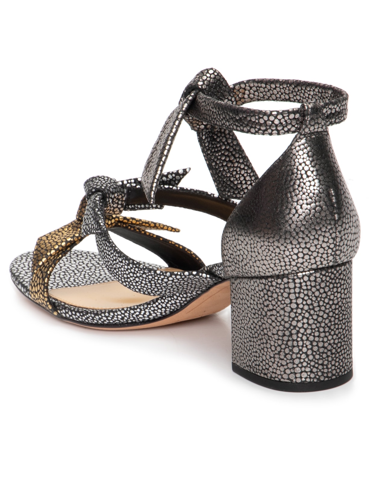 Sandália Feminina New Lolita 60 Metallic Prata Alexandre Birman
