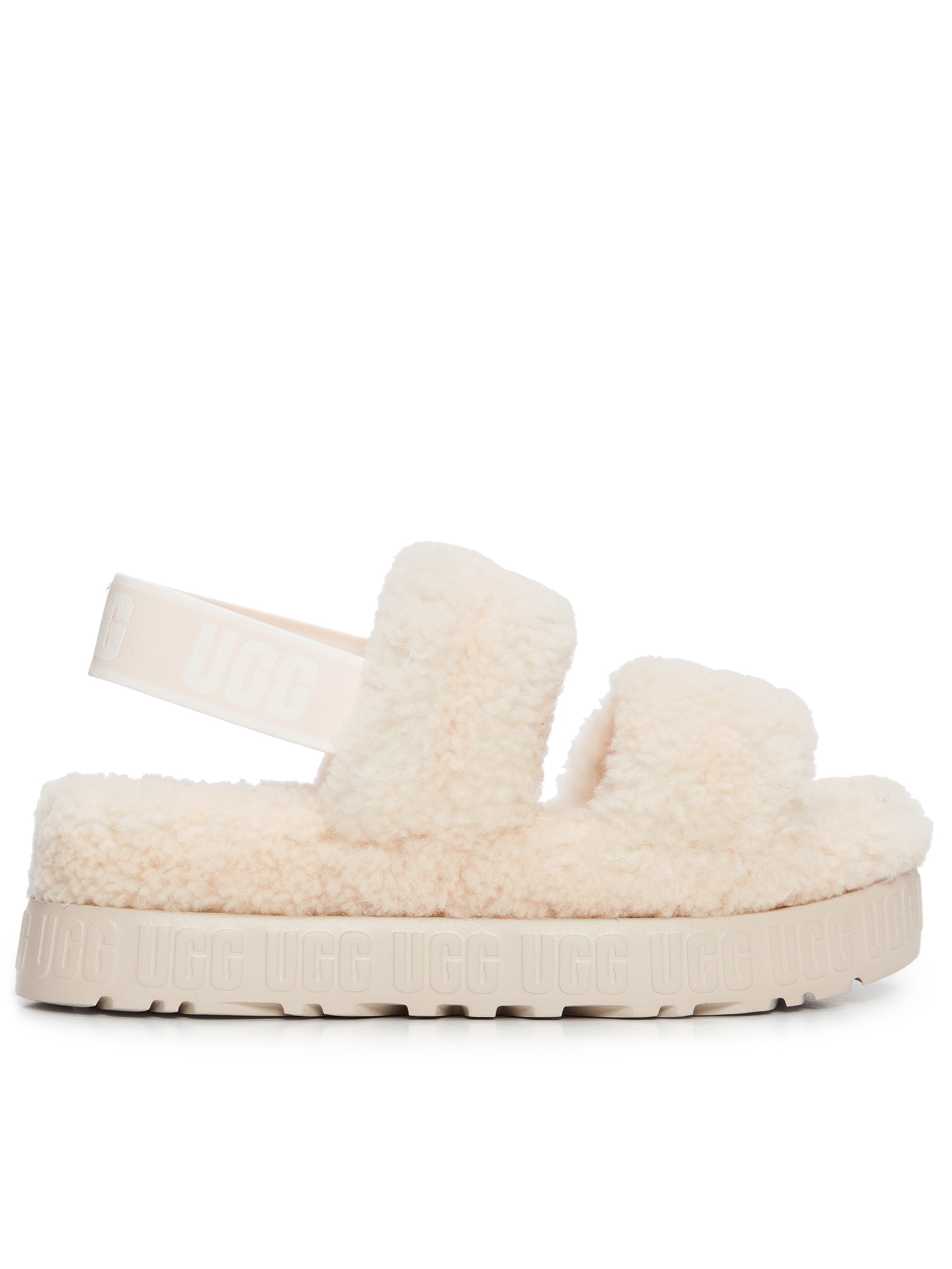 Ugg - Sandália Feminina Oh Fluffita - Off White