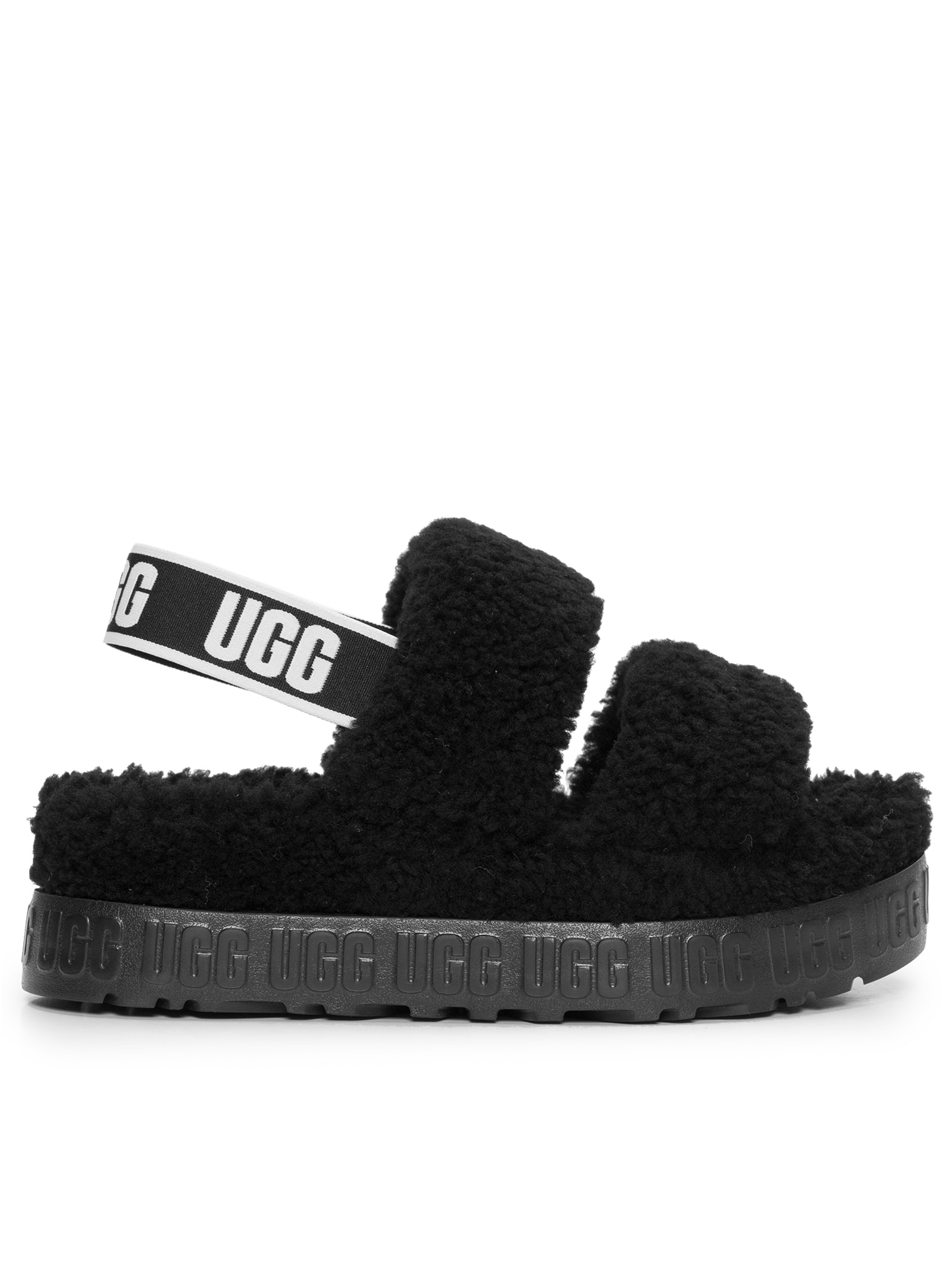 Sandália Feminina Oh Fluffita - Ugg - Preto