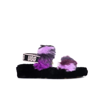 Sandália Feminina Oh Yeah Tie Dye - Preto