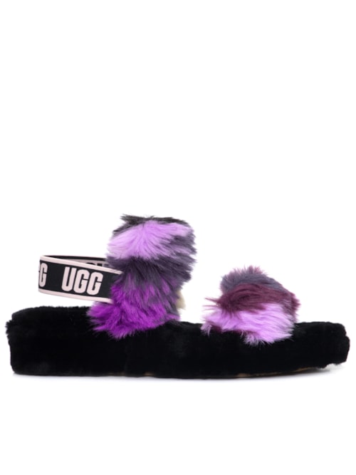 Sandália Feminina Oh Yeah Tie Dye - Preto