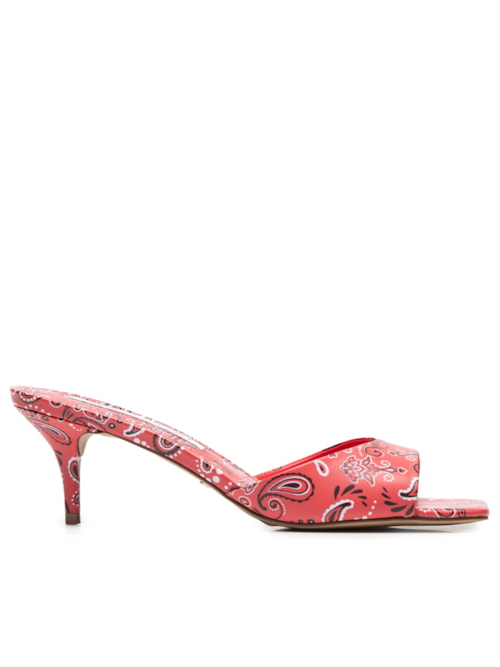 Sandália Feminina Paisley - Vermelho