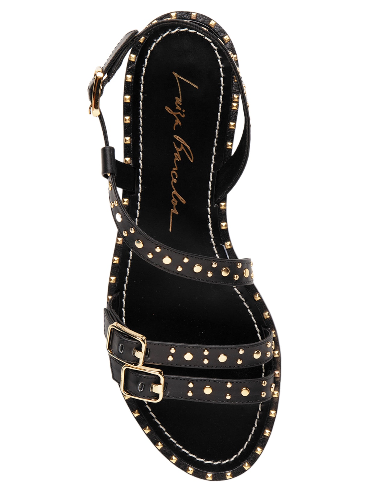 Sandália Feminina Panamá Preto Luiza Barcelos