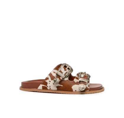 Sandália Feminina Papete - Animal Print 