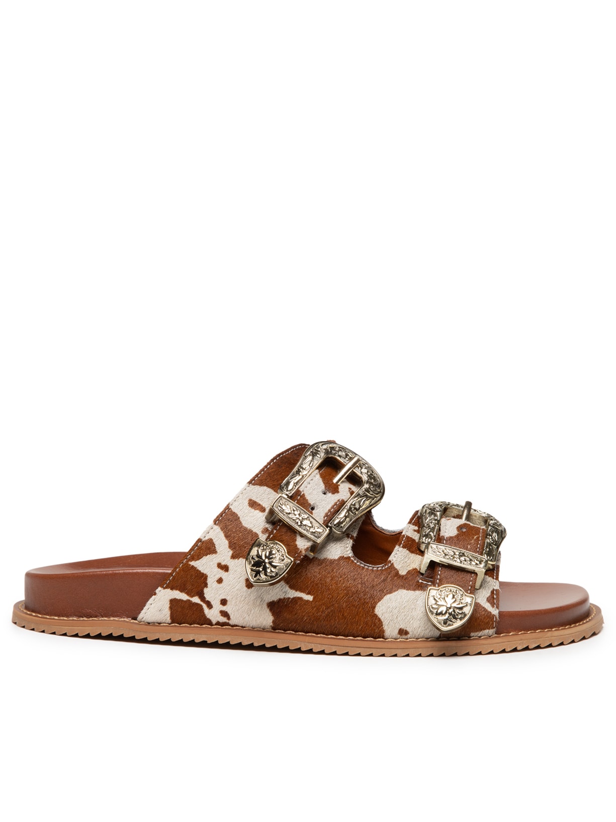 Sandália Feminina Papete - Animal Print