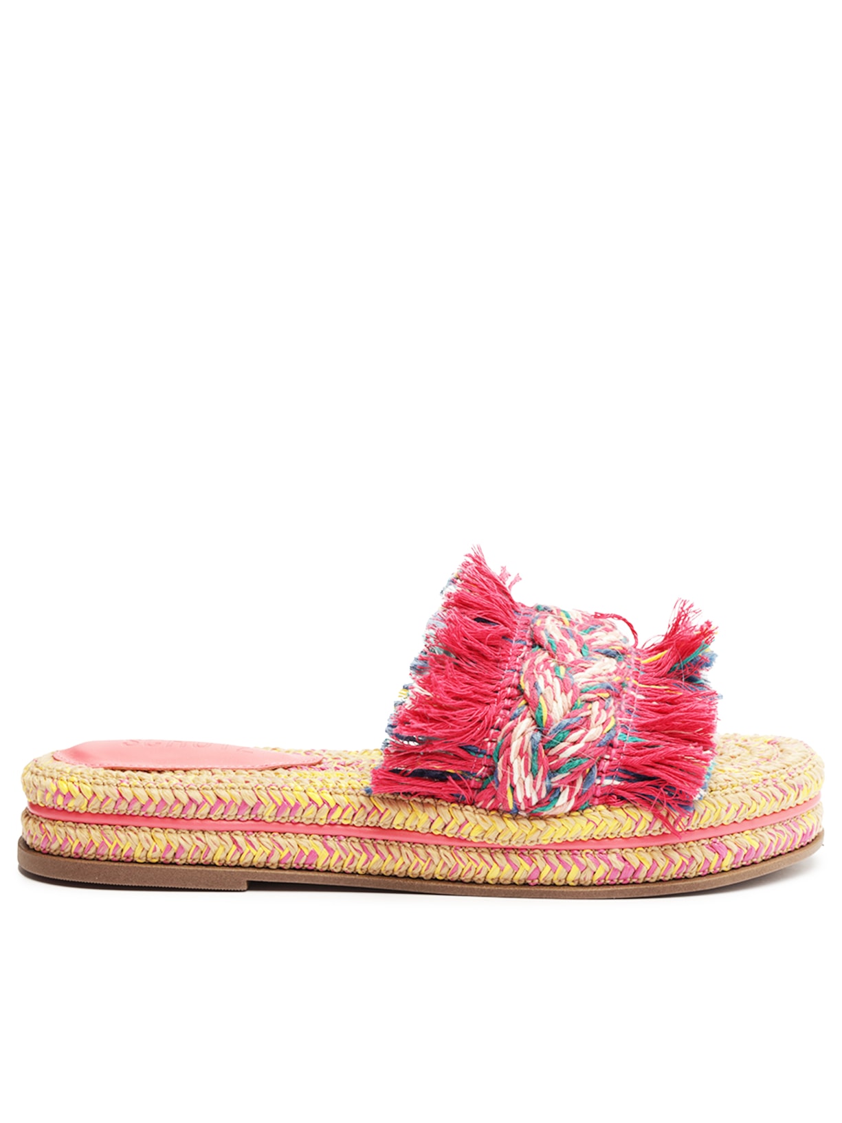 Sandália Feminina Papete Cordas Rosa Schutz