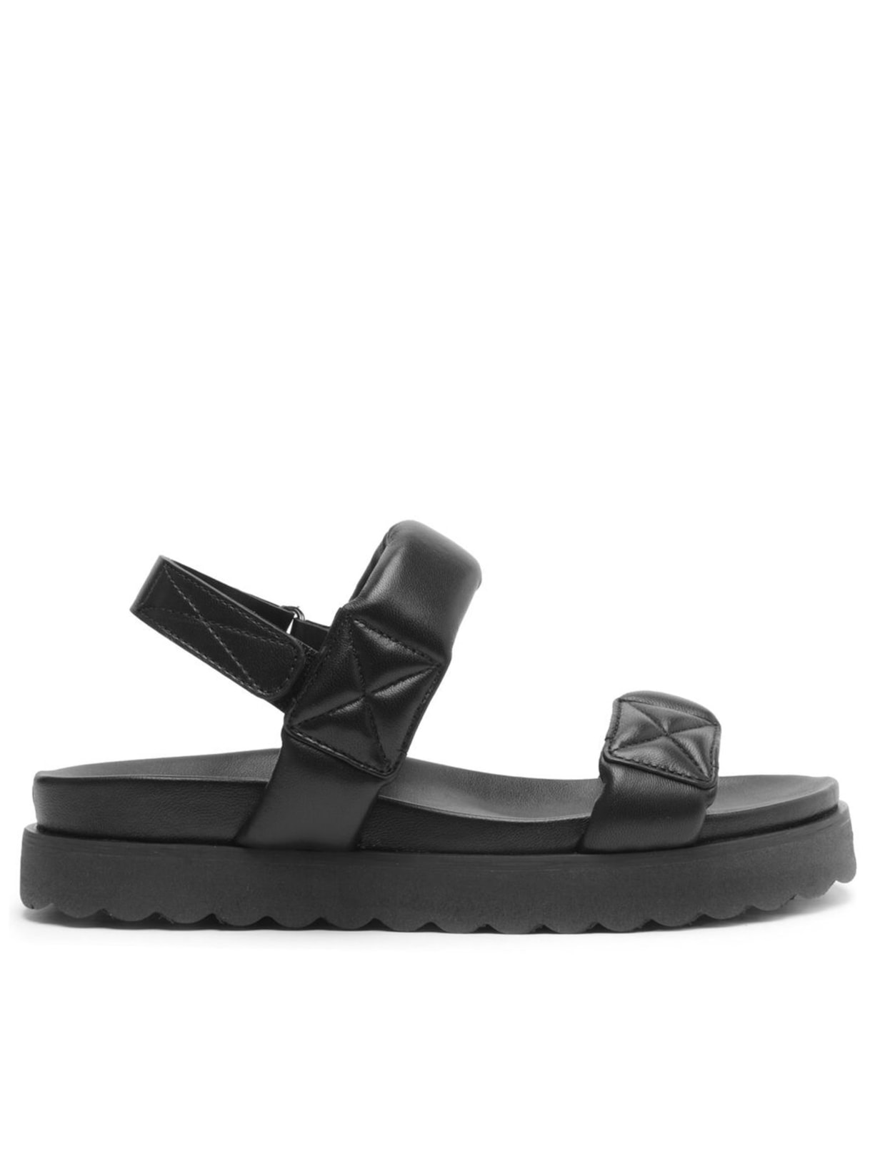 Sandália Feminina Papete Deluxe Nappa - Preto