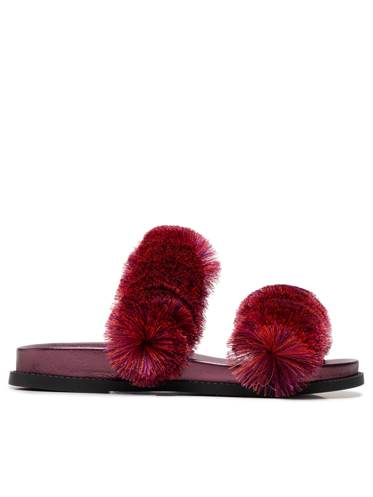 Sandália Feminina Papete Jules Sporty - Vinho